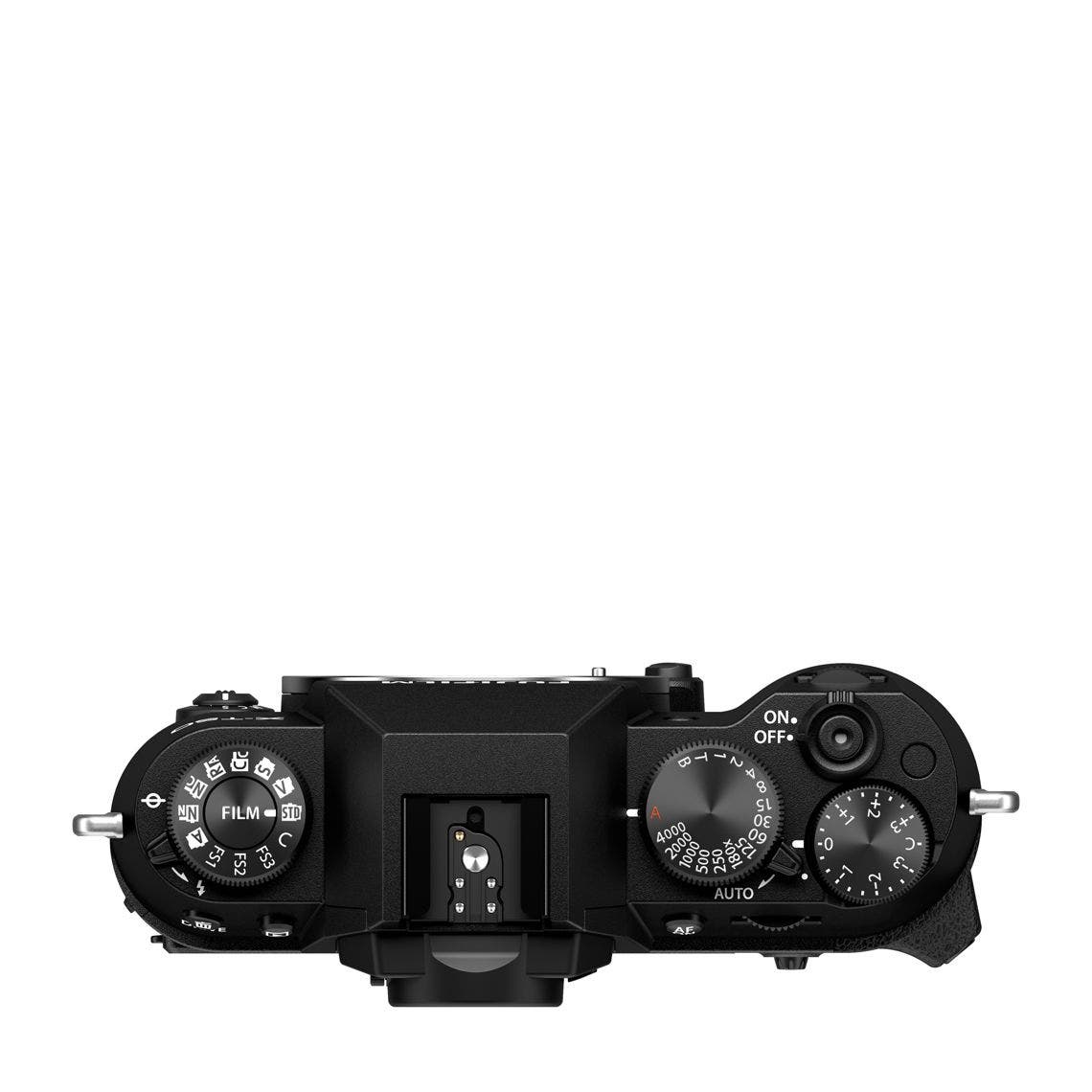 FUJIFILM X-T50 Mirrorless Camera (Black, Body Only) — top controls