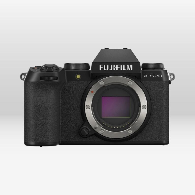FUJIFILM X-S20 Mirrorless Camera (Black, Body Only) — front body and lens mount