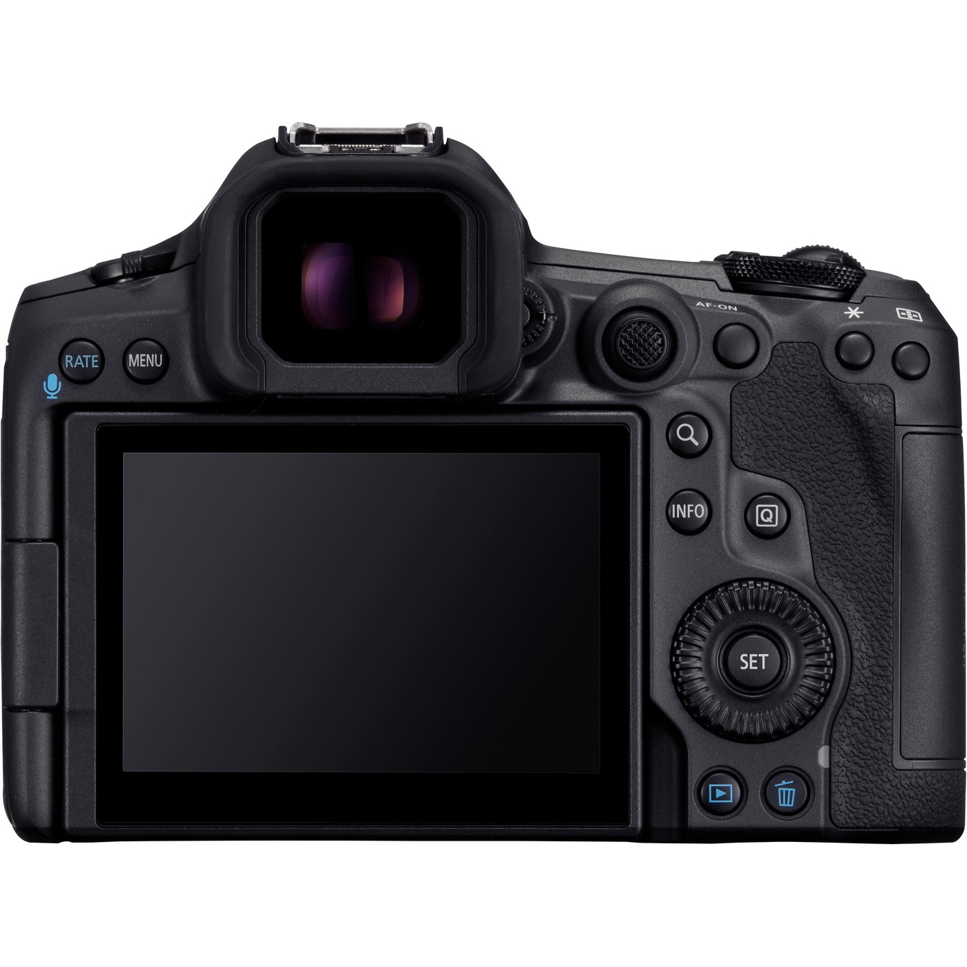 Canon EOS R5 Mark II Mirrorless Camera (Body Only) — rear screen and controls