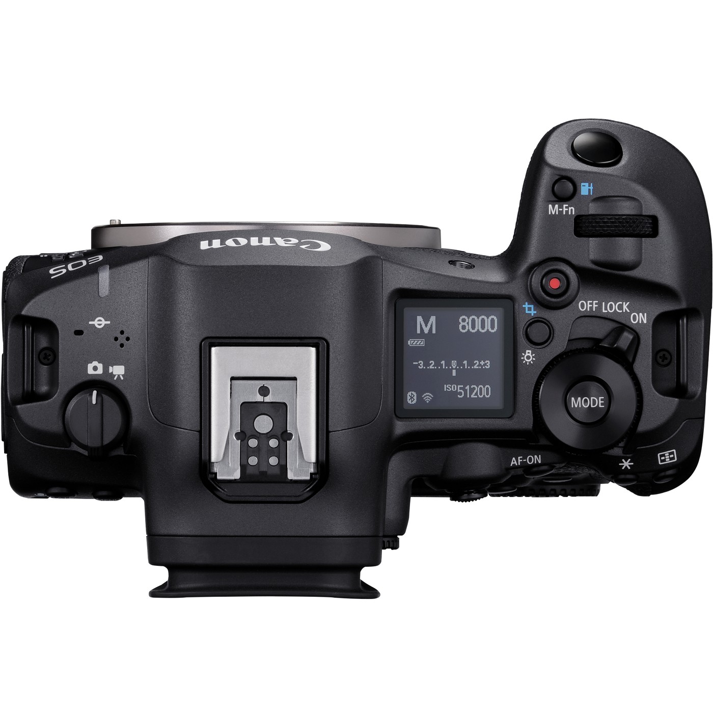 Canon EOS R5 Mark II Mirrorless Camera (Body Only) — top controls