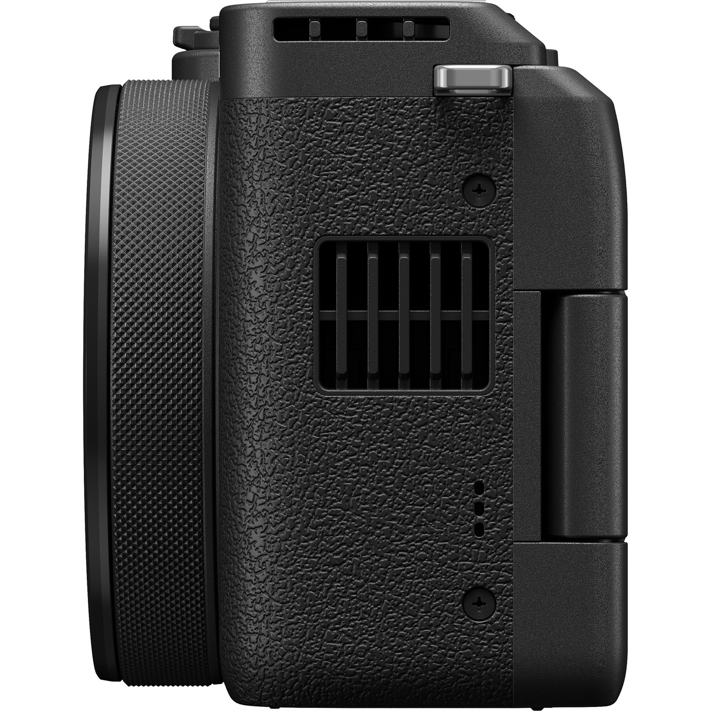 Canon PowerShot V1 Compact Camera (Black) — cooling vent side