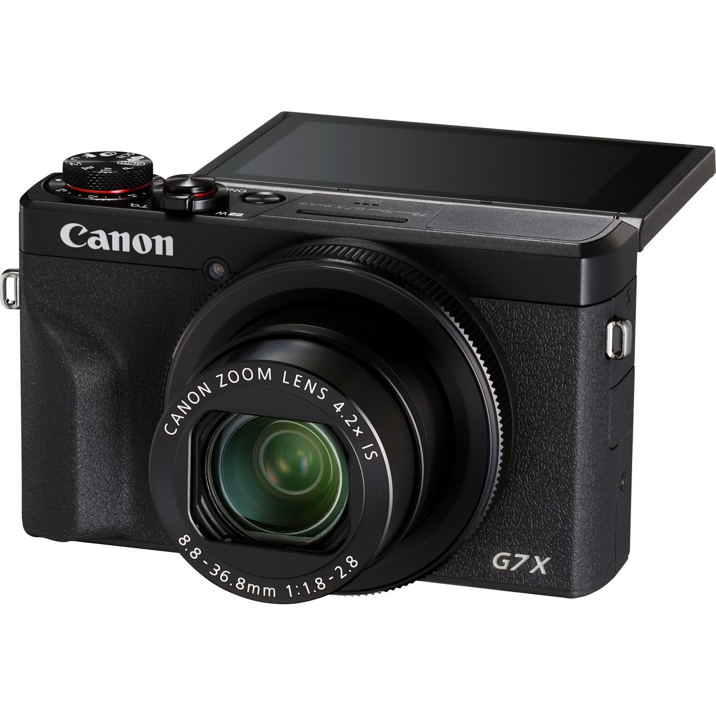 Canon PowerShot G7 X Mark III Compact Camera (Black) — screen tilted upward