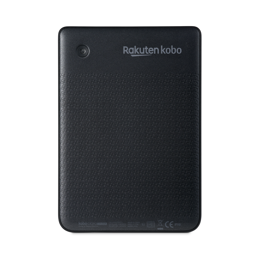 Kobo Clara Colour eReader (Black, 16GB) — rear texture