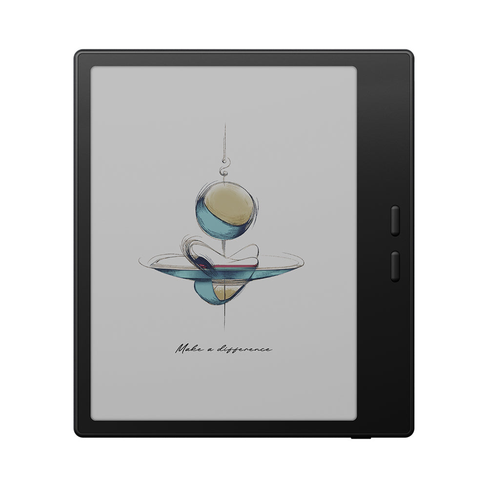 BOOX Go Color 7 (Gen II) eReader (Black, 64GB) — front display
