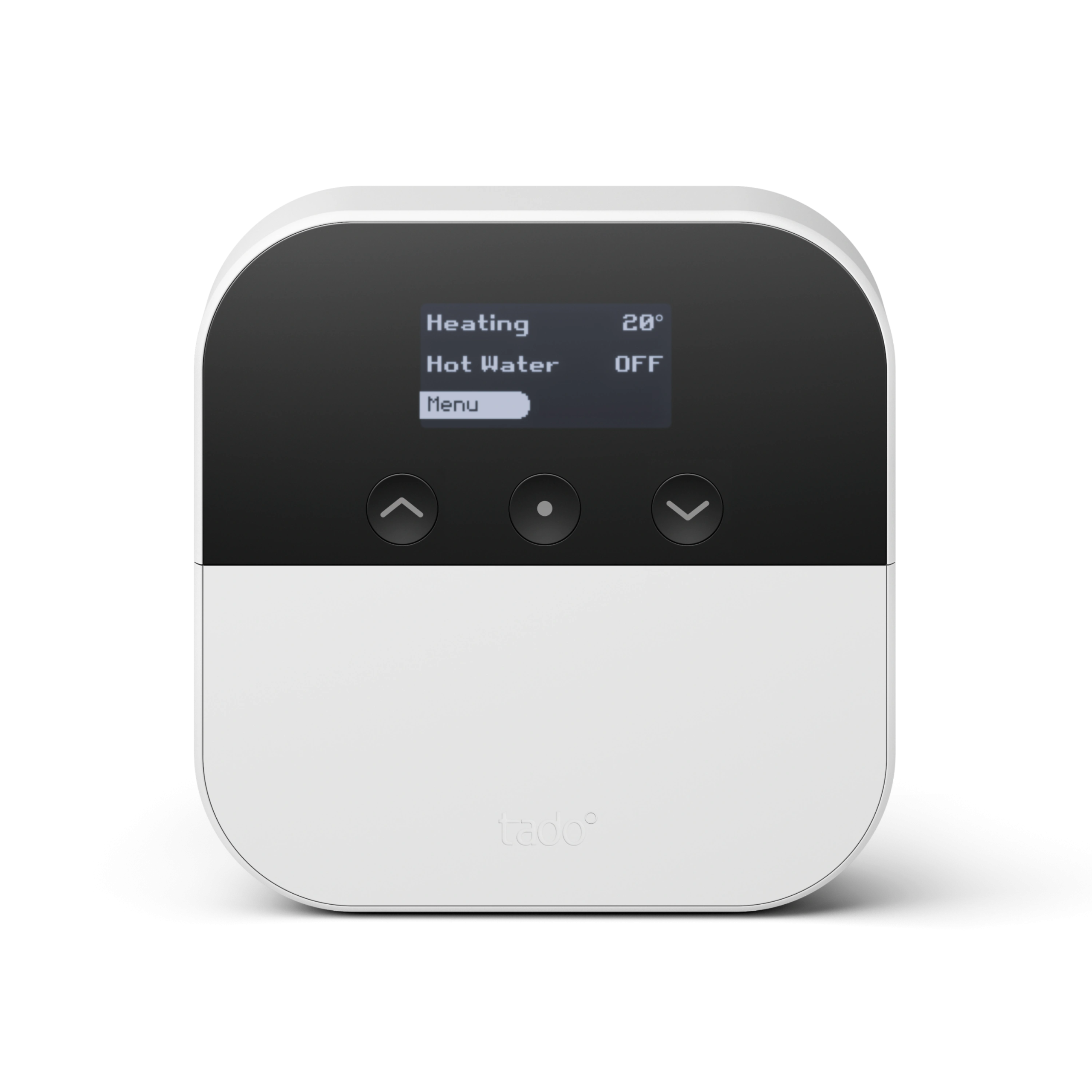 tado° Heat Pump Optimizer X — front screen and controls