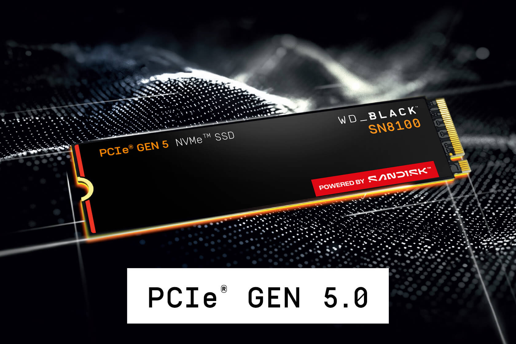 WD_BLACK SN8100 2TB without heatsink – PCIe Gen 5 design