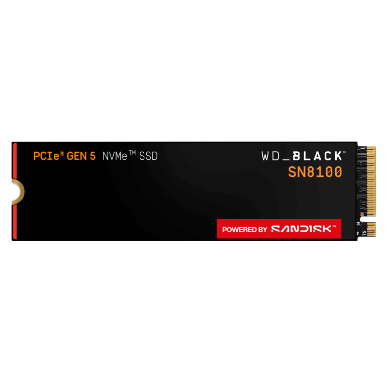 WD_BLACK SN8100 2TB without heatsink – front view