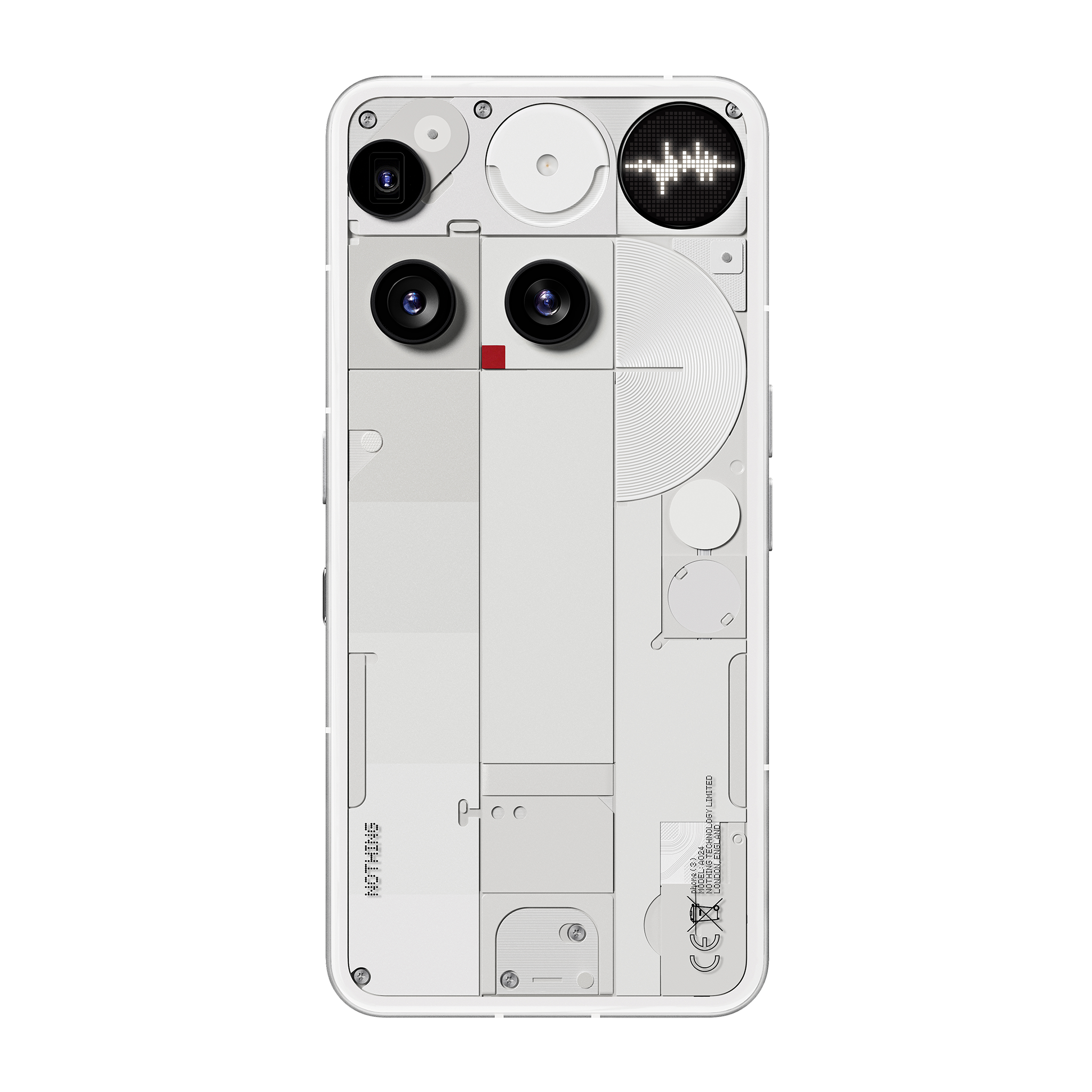 Nothing Phone (3) White — rear product view