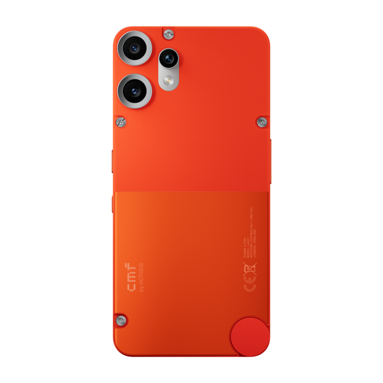 CMF Phone 2 Pro 8GB/256GB 5G Smartphone (Orange) — Orange rear product view