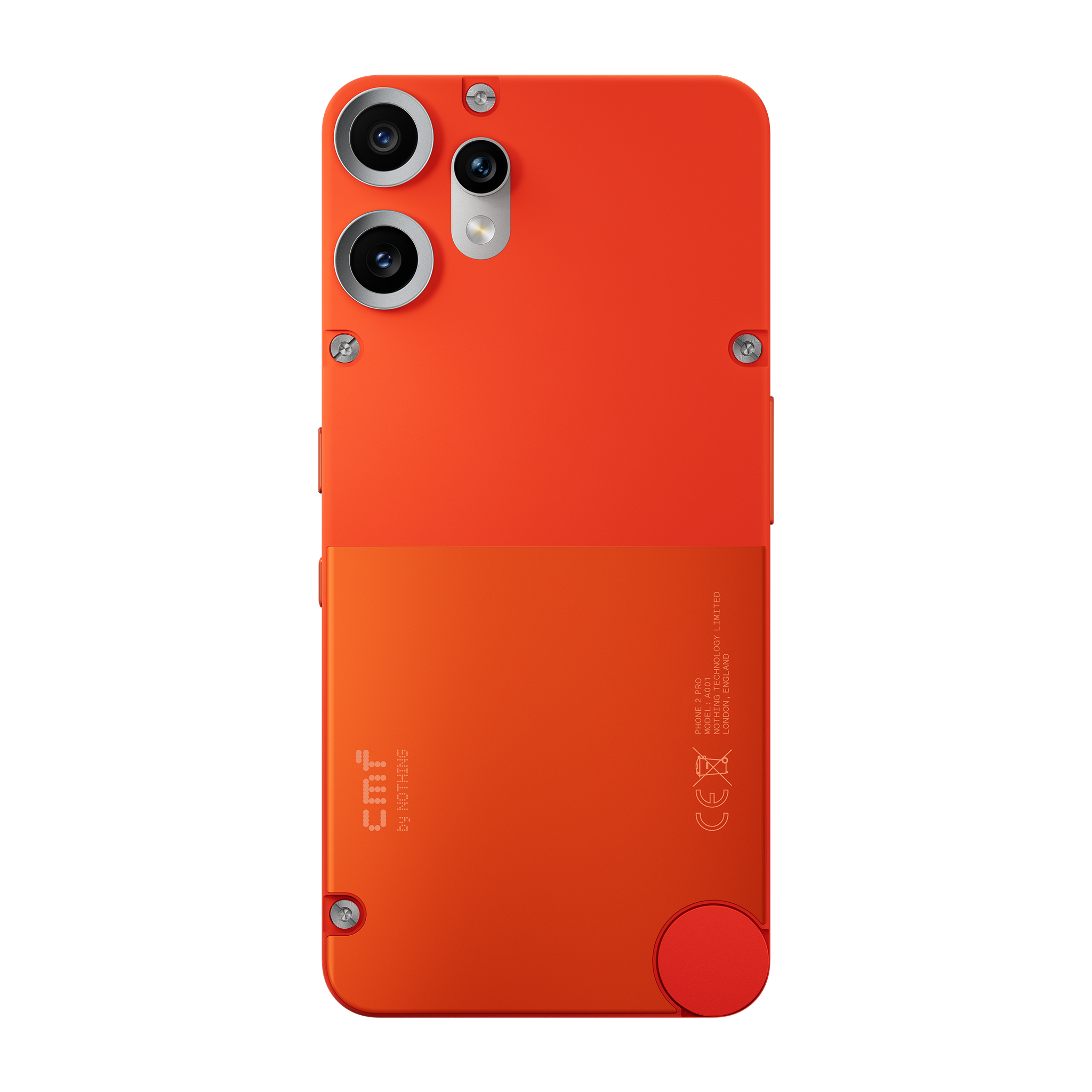 CMF Phone 2 Pro 8GB/256GB 5G Smartphone (Orange) — Orange rear product view