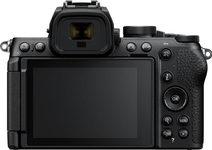 Nikon Z50II Mirrorless Camera (Black, Body Only) — Rear screen and controls