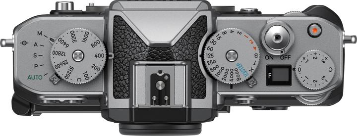Nikon Zf Mirrorless Camera (Silver, Body Only) — Top dials