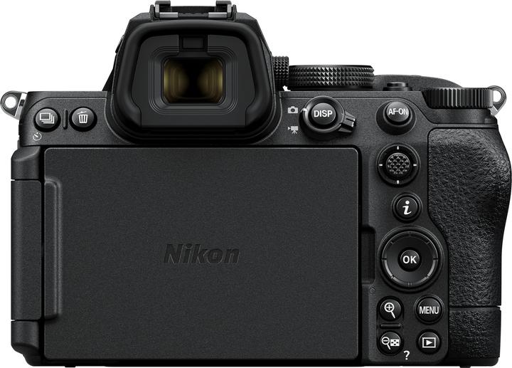 Nikon Z5II Mirrorless Camera (Black, Body Only) — Rear controls with screen closed