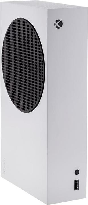 Xbox Series S 1TB Robot White console angled view showing ventilation grille