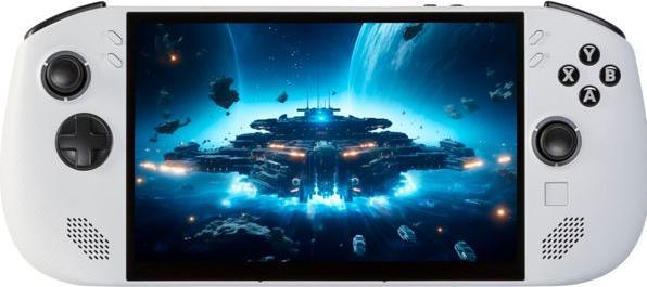 Lenovo Legion Go S Glacier White front view with integrated controls