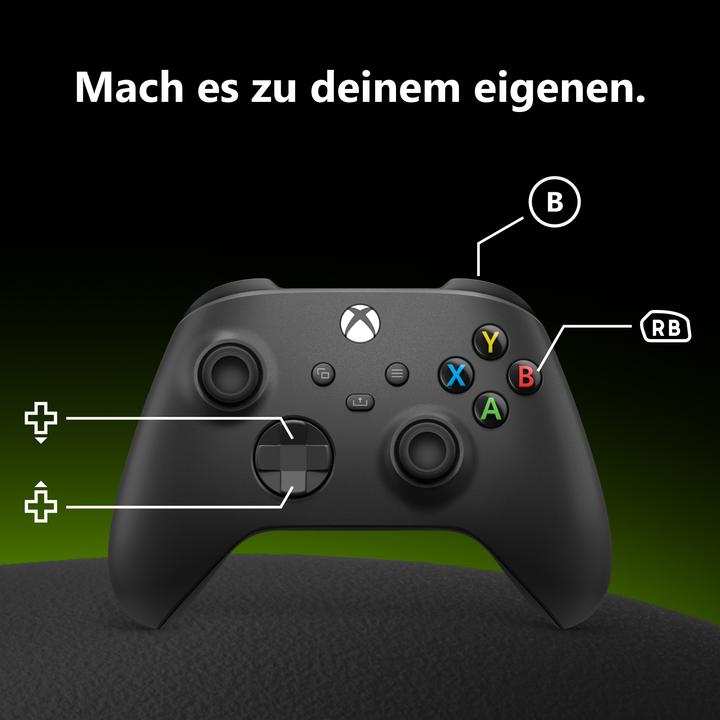 Xbox Wireless Controller Carbon Black button-mapping detail