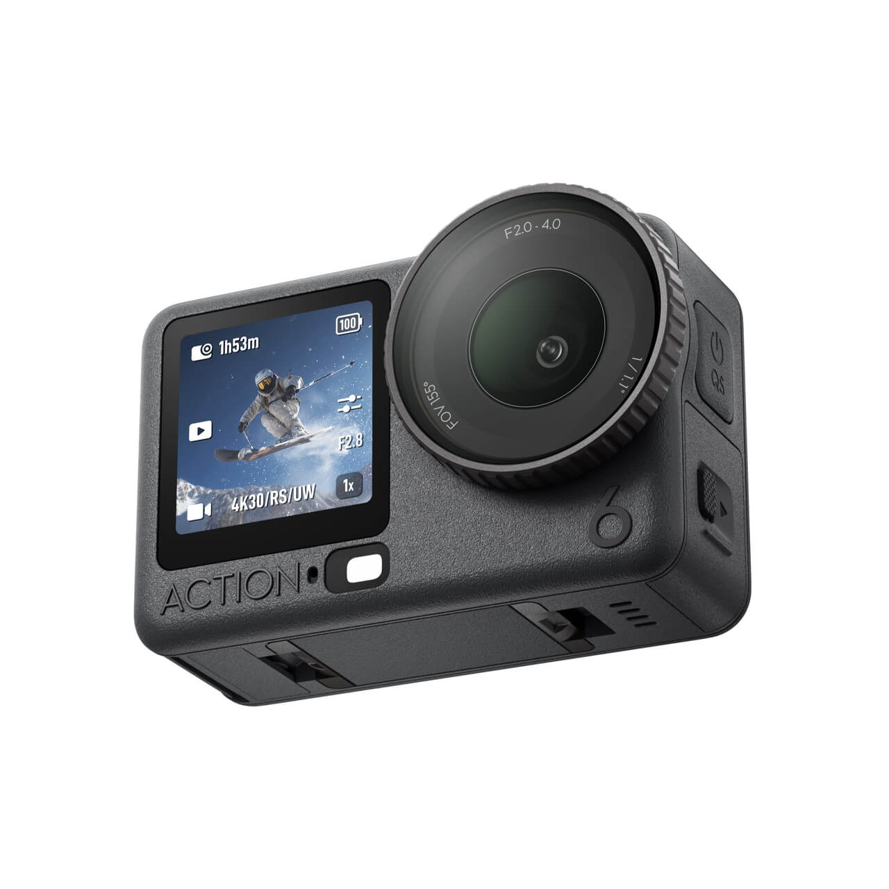 DJI Osmo Action 6 — Side and lens angle