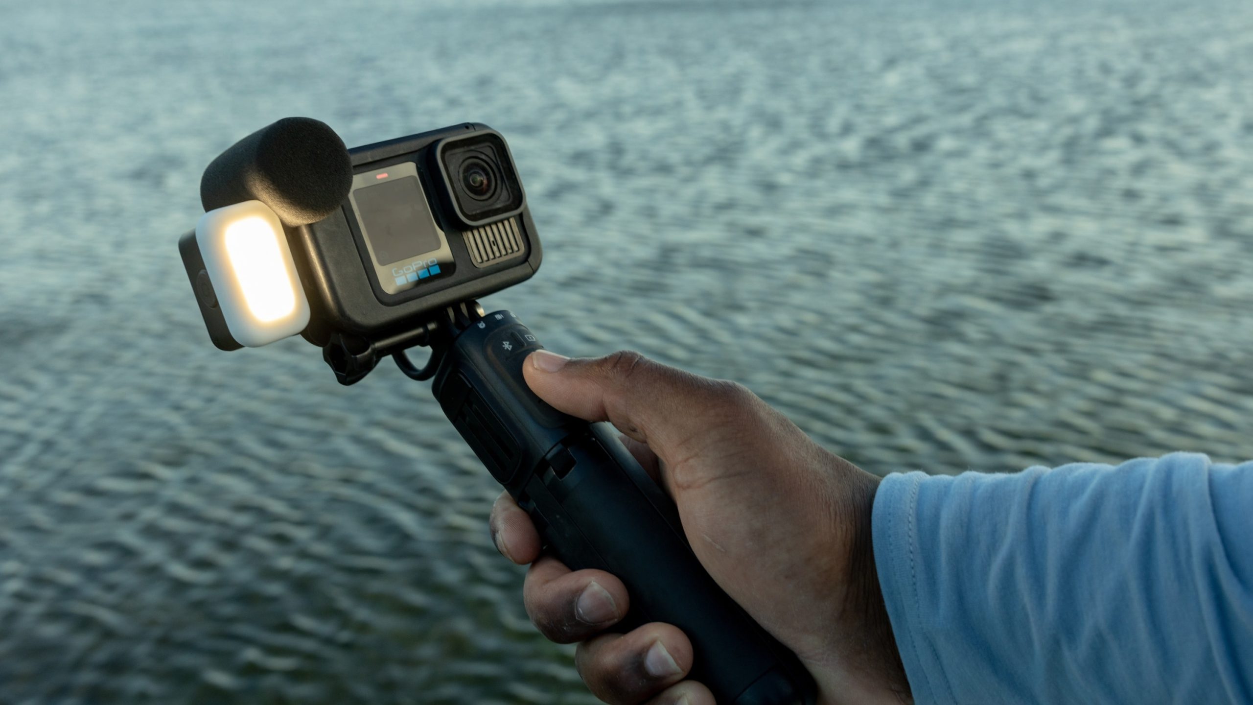 GoPro HERO13 Black Creator Edition — Creator kit in a filming scene