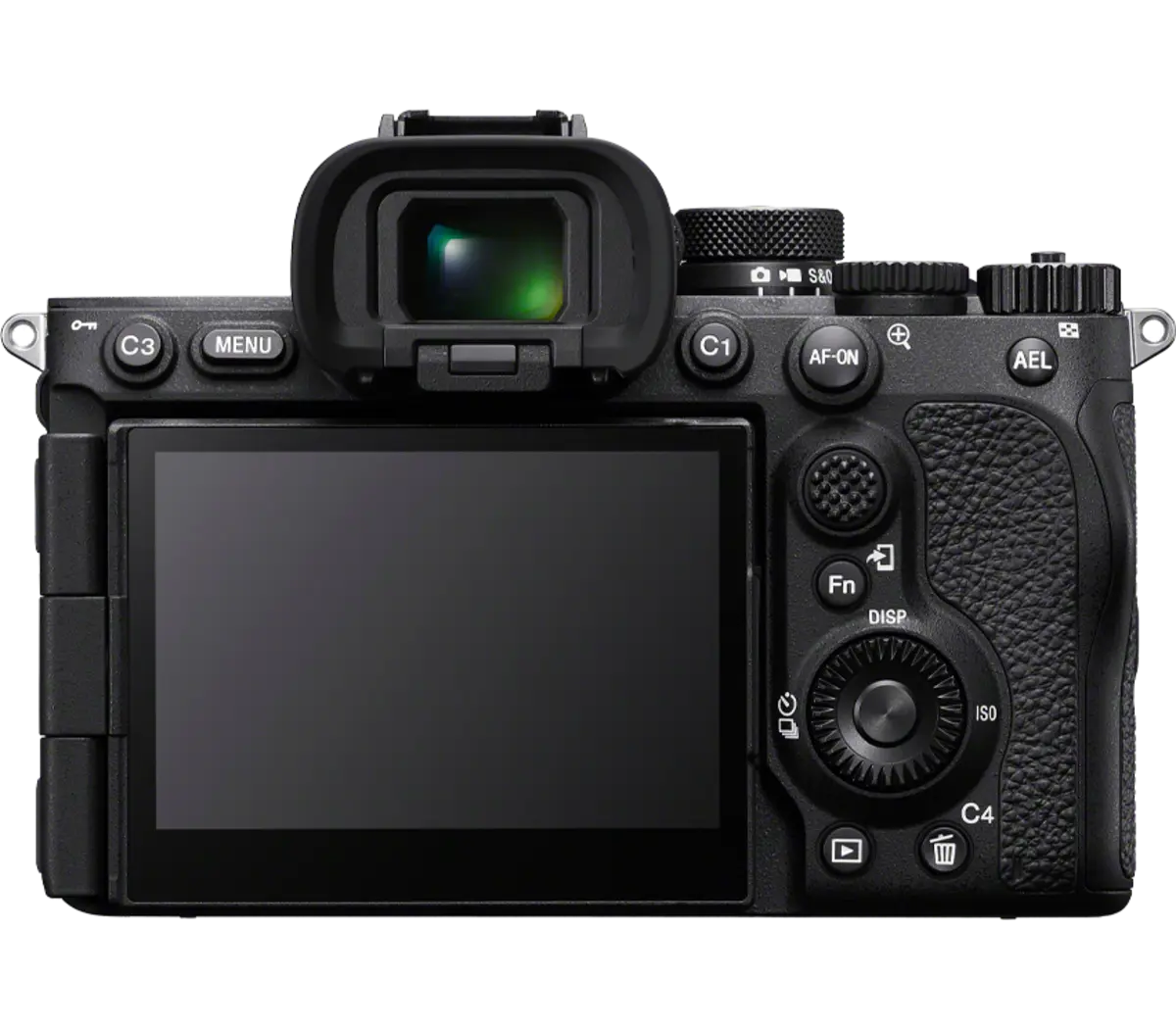 Sony Alpha 7R V Mirrorless Camera (Black, Body Only) — Rear view