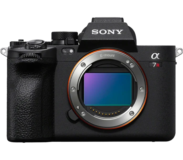 Sony Alpha 7R V Mirrorless Camera (Black, Body Only) — Front camera-body view