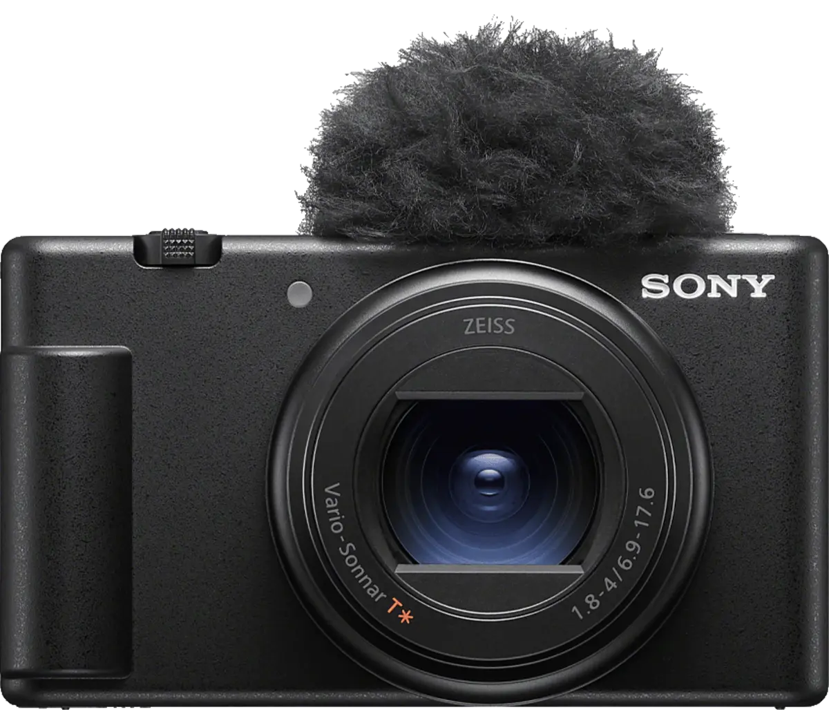 Sony ZV-1 II Compact Vlog Camera (Black) — Front view