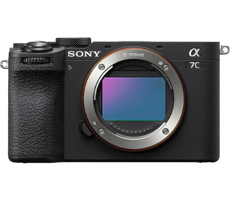 Sony Alpha 7C II Mirrorless Camera (Black, Body Only) — Front camera-body view