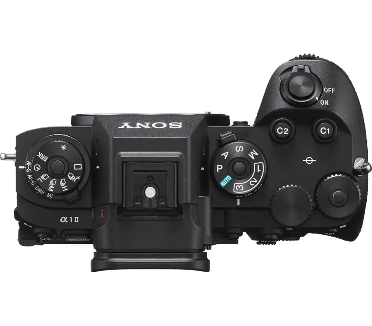Sony Alpha 1 II Mirrorless Camera (Black, Body Only) — Top controls