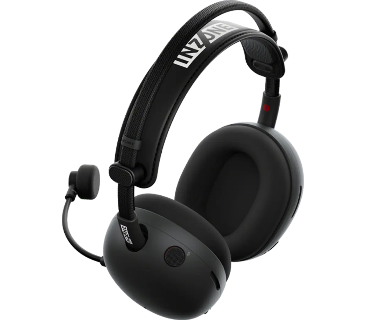 Sony INZONE H9 II Wireless Gaming Headset (Black) — Rear angled view