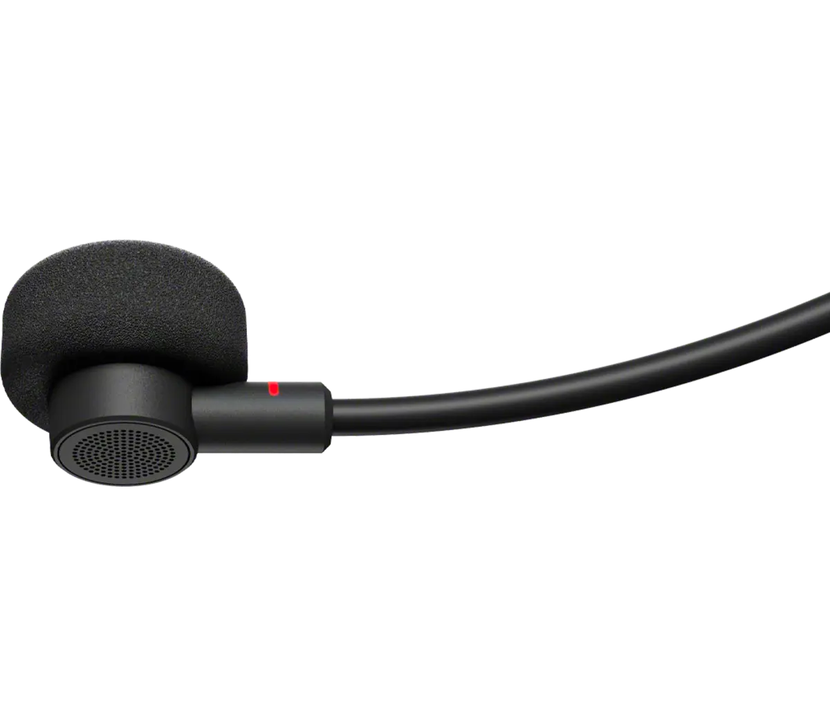 Sony INZONE H9 II Wireless Gaming Headset (Black) — Detachable boom microphone close-up