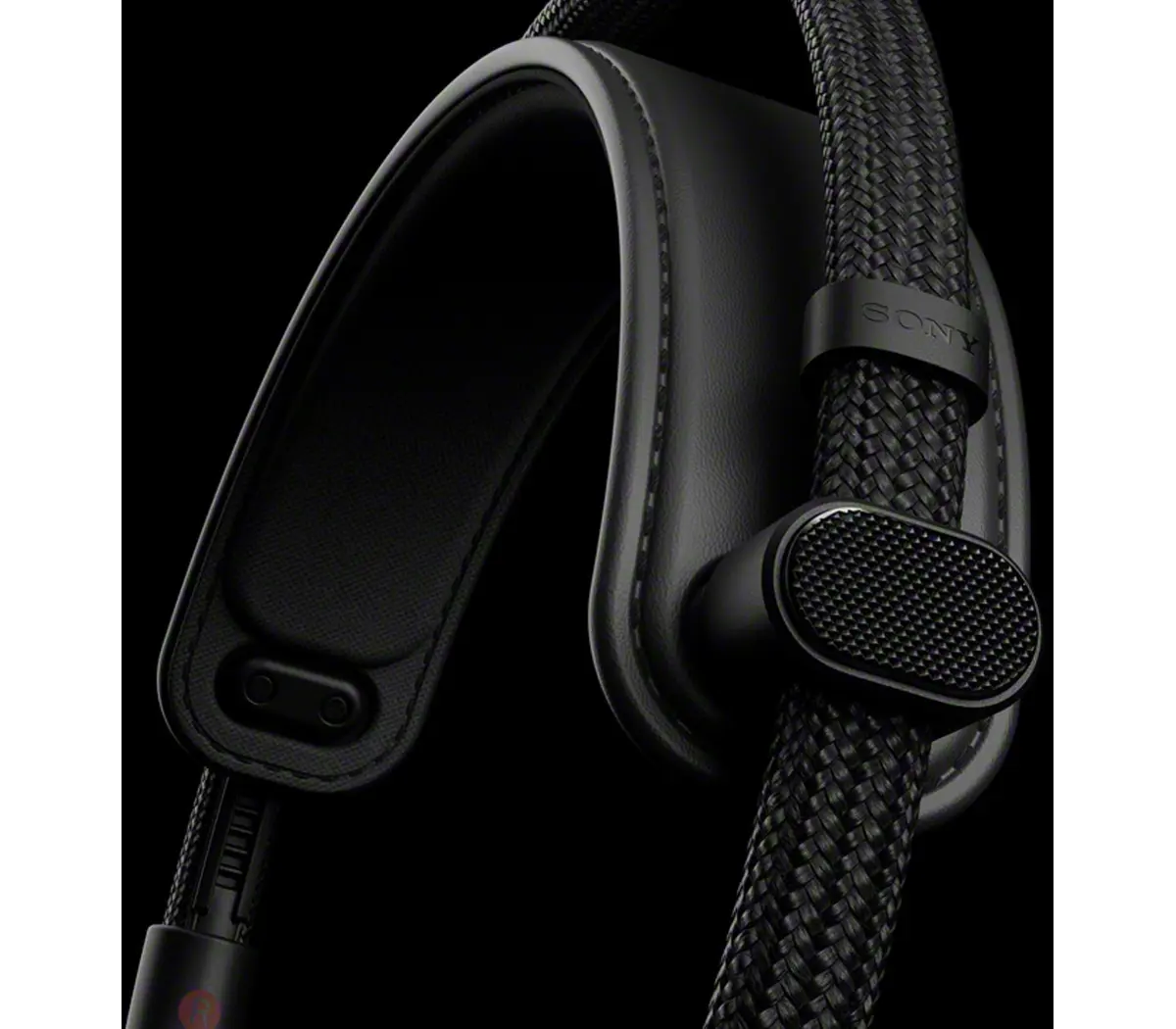 Sony INZONE H9 II Wireless Gaming Headset (Black) — Headband and ear cushion close-up