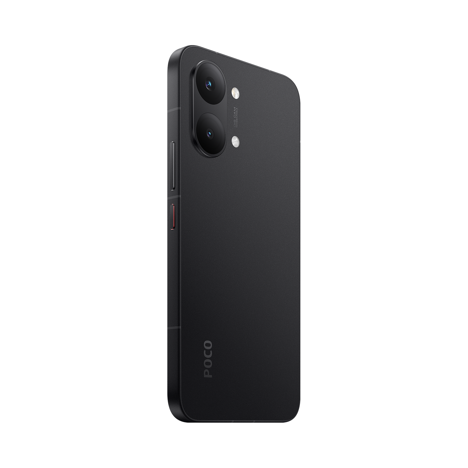 POCO X8 Pro Max Black — Rear three-quarter view from right