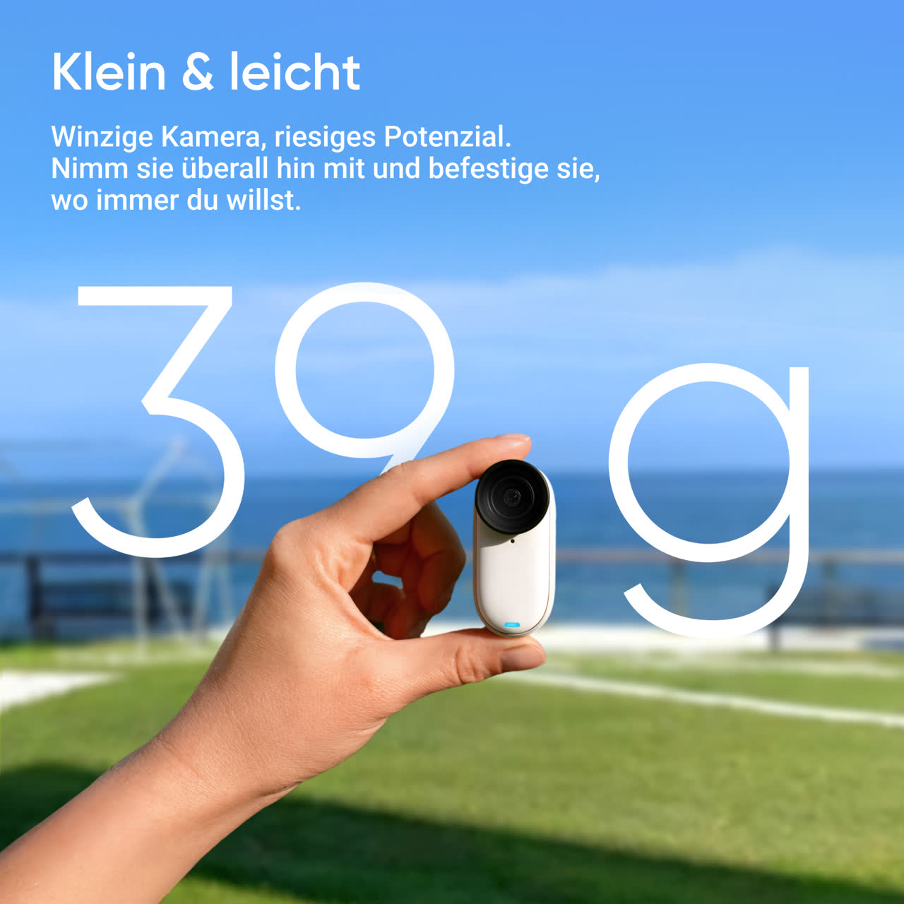 Insta360 GO 3S 128GB (Midnight Black, Standard Bundle) — Lightweight camera illustration