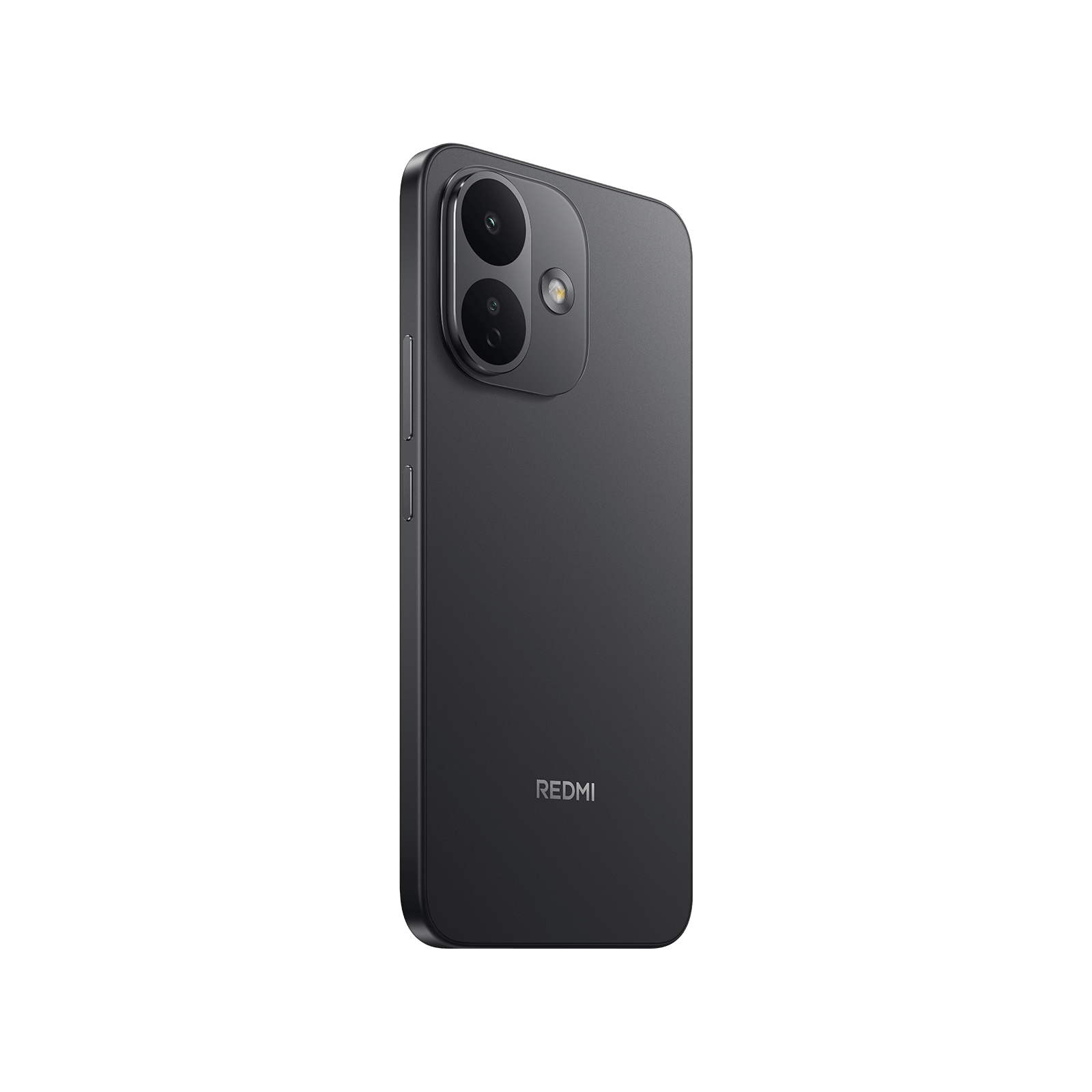 REDMI Note 17 Pro 5G Black — Rear three-quarter view from left