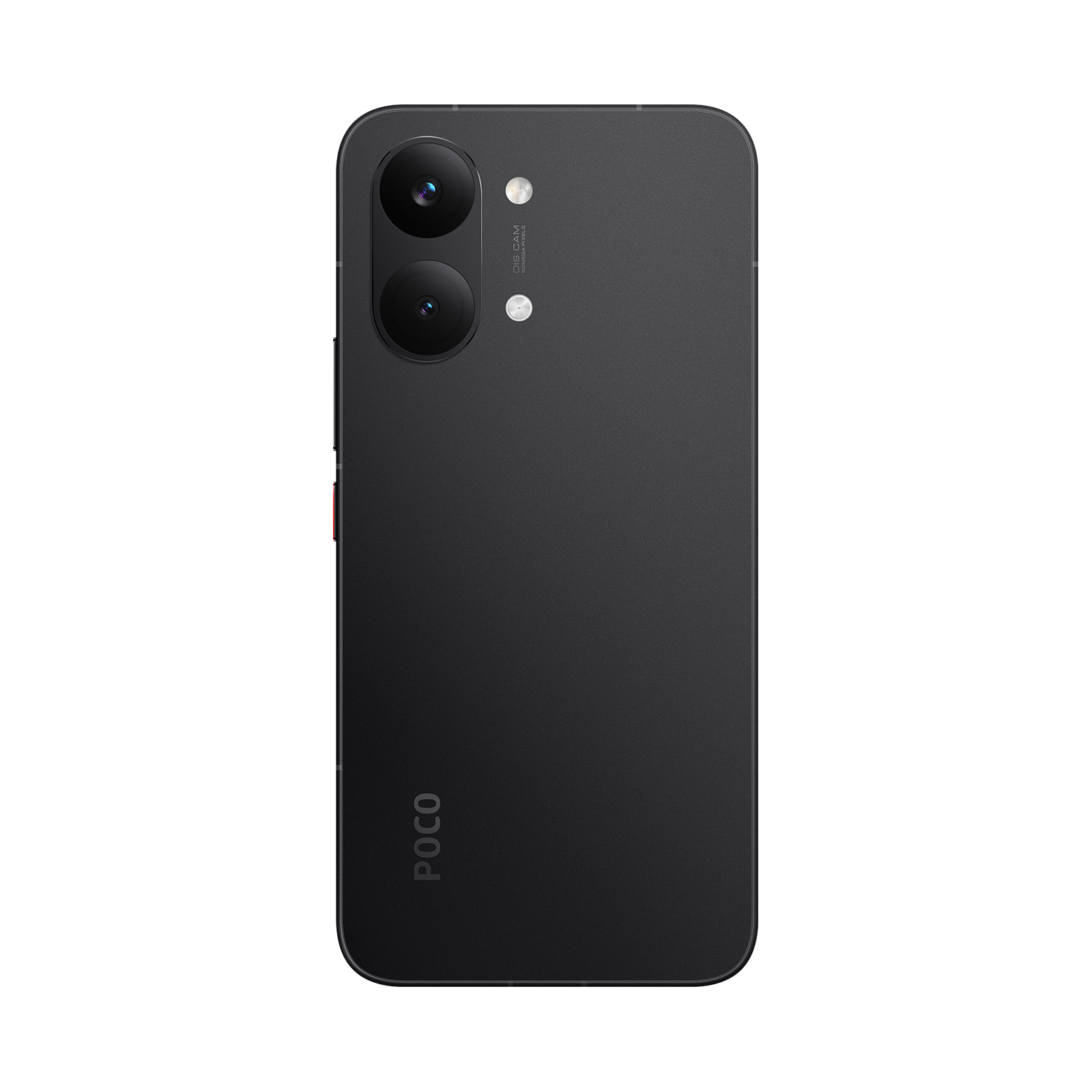 POCO X8 Pro Max Black — Straight rear view