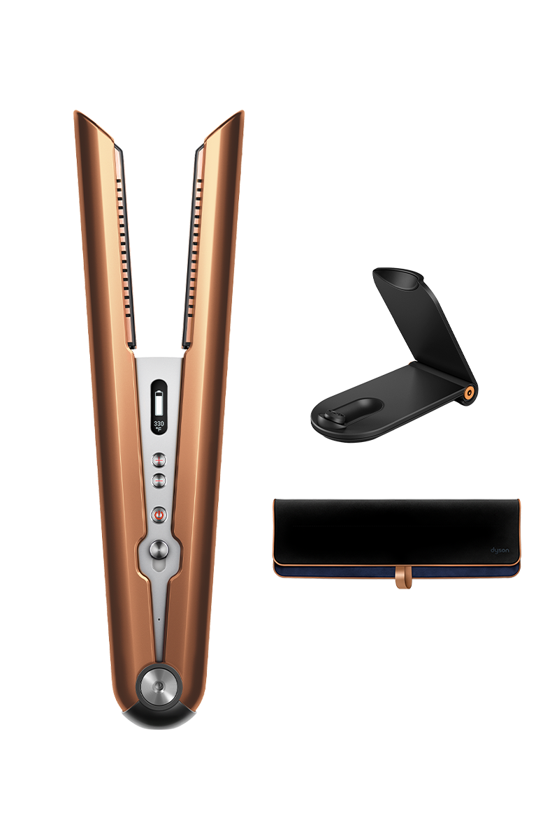Dyson Corrale (Copper/Nickel) — straightener and accessories