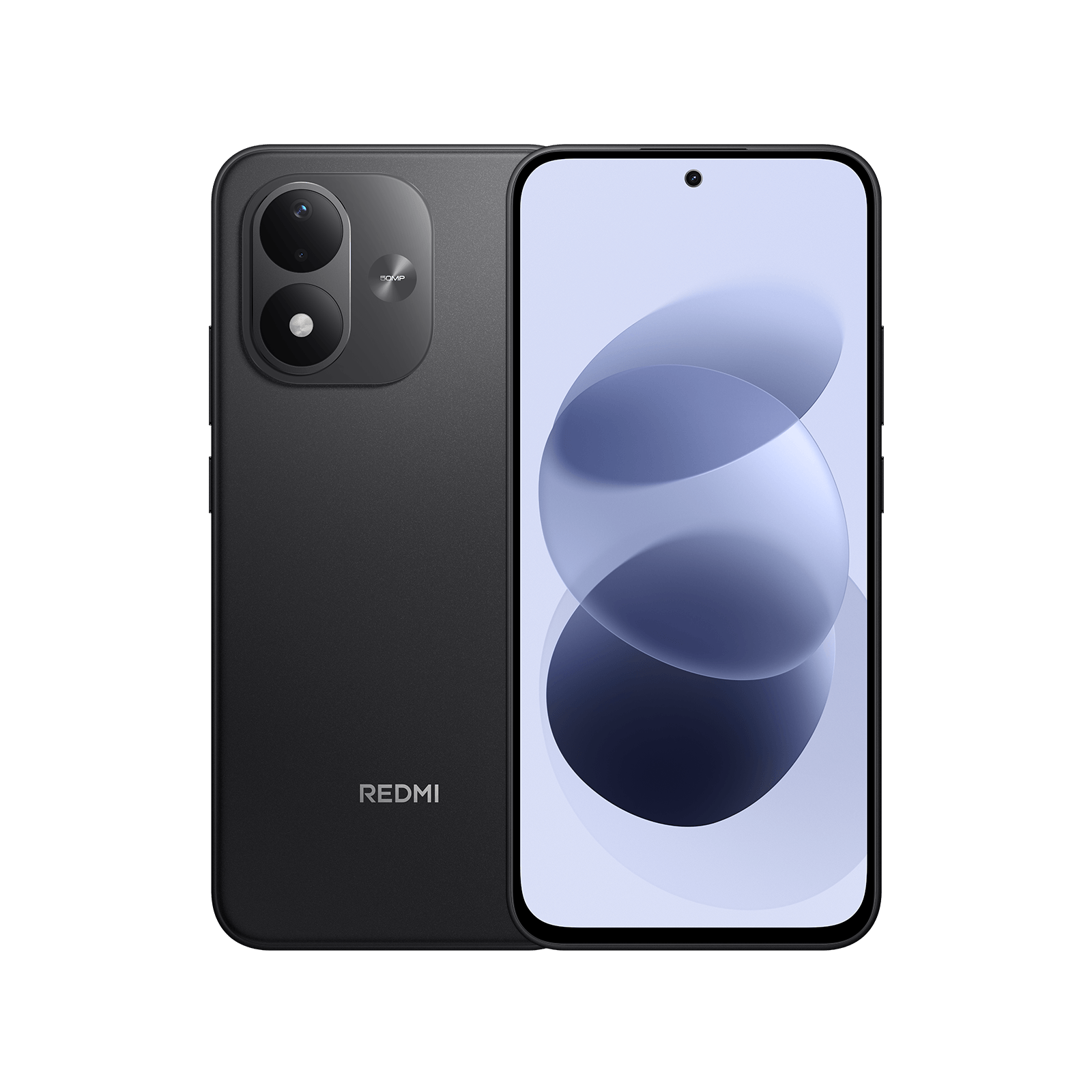 REDMI Note 17 5G Black — Front and rear view