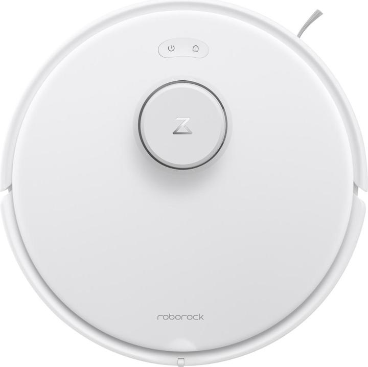 Roborock Qrevo Edge 5V1 Robot Vacuum and Mop (White) — Top robot view
