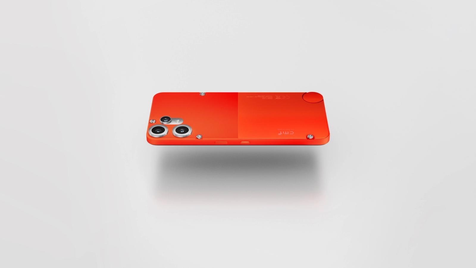 CMF Phone 2 Pro 8GB/256GB 5G Smartphone (Orange) — Angled rear view