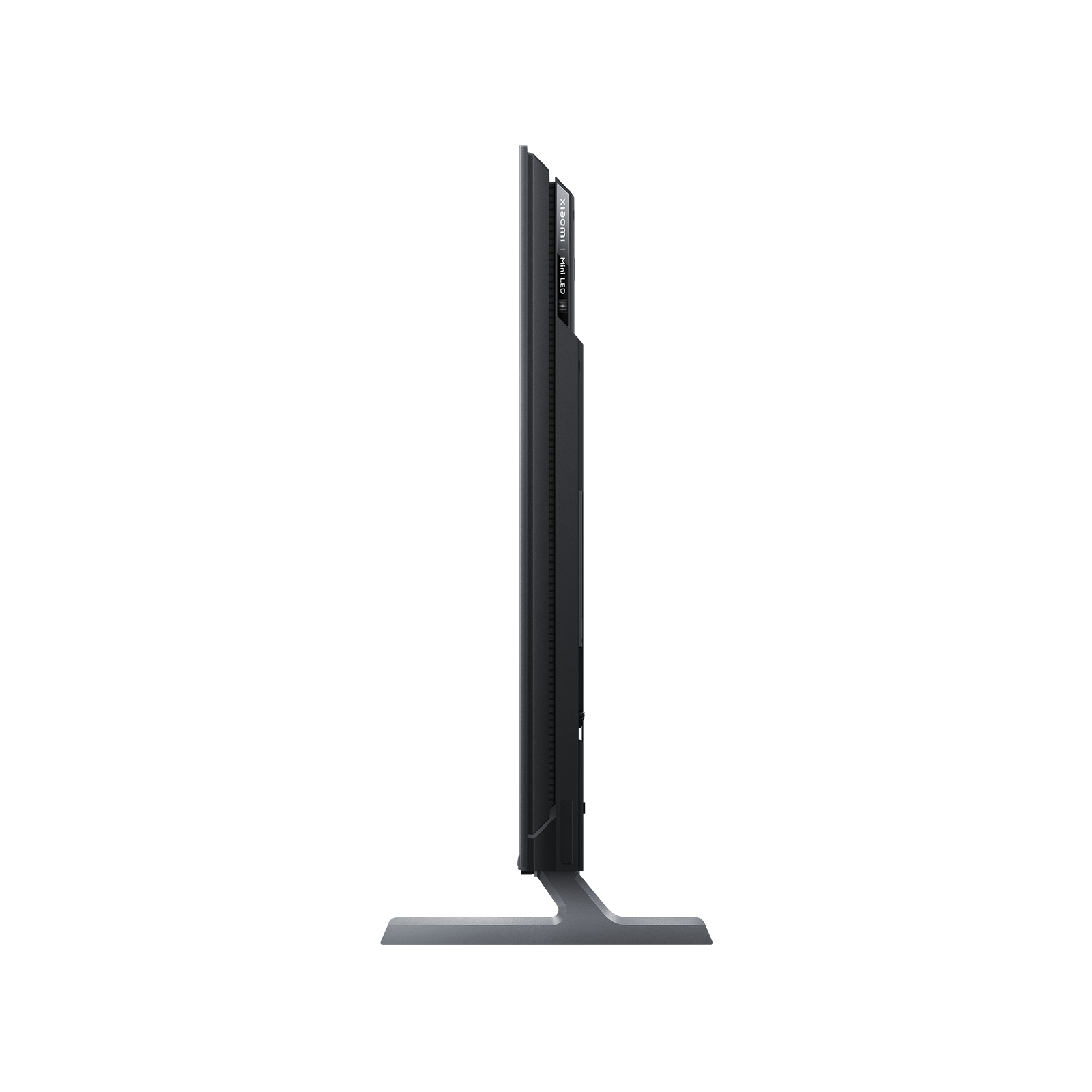 Xiaomi TV S Pro Mini LED 65 (2026, Dark Grey, EU) — Side profile with stand