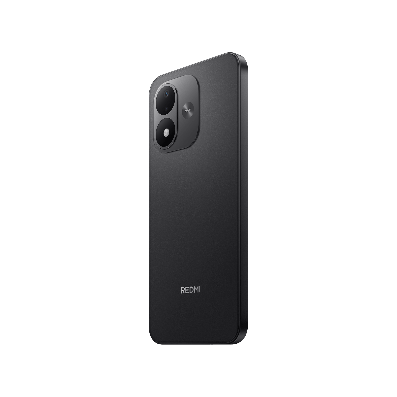REDMI Note 17 5G Black — Rear three-quarter view from right