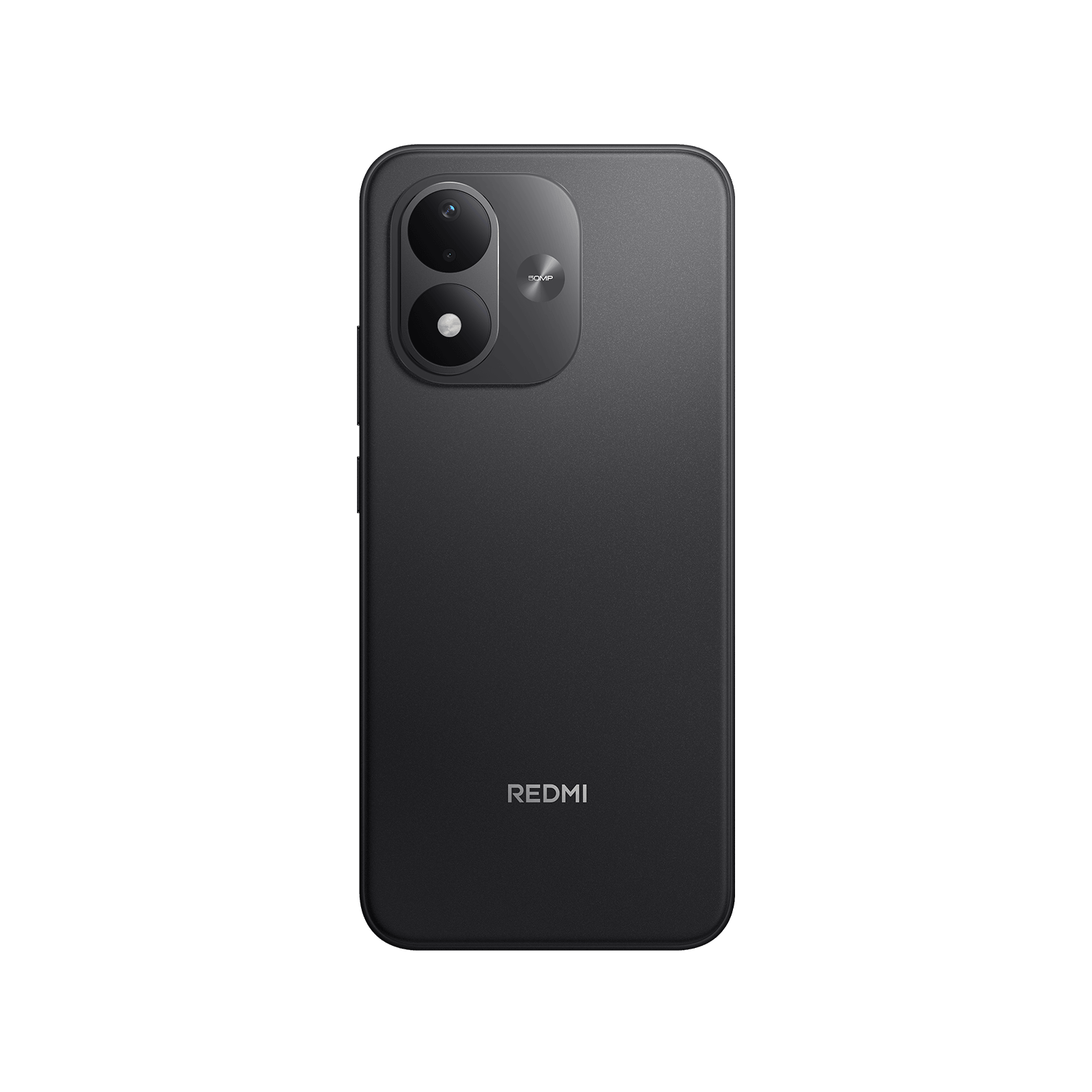 REDMI Note 17 5G Black — Straight rear view