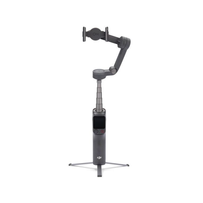 DJI Osmo Mobile 8P — Gimbal with tripod extended