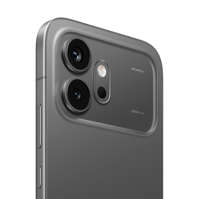HONOR 600 Black, rear camera close-up