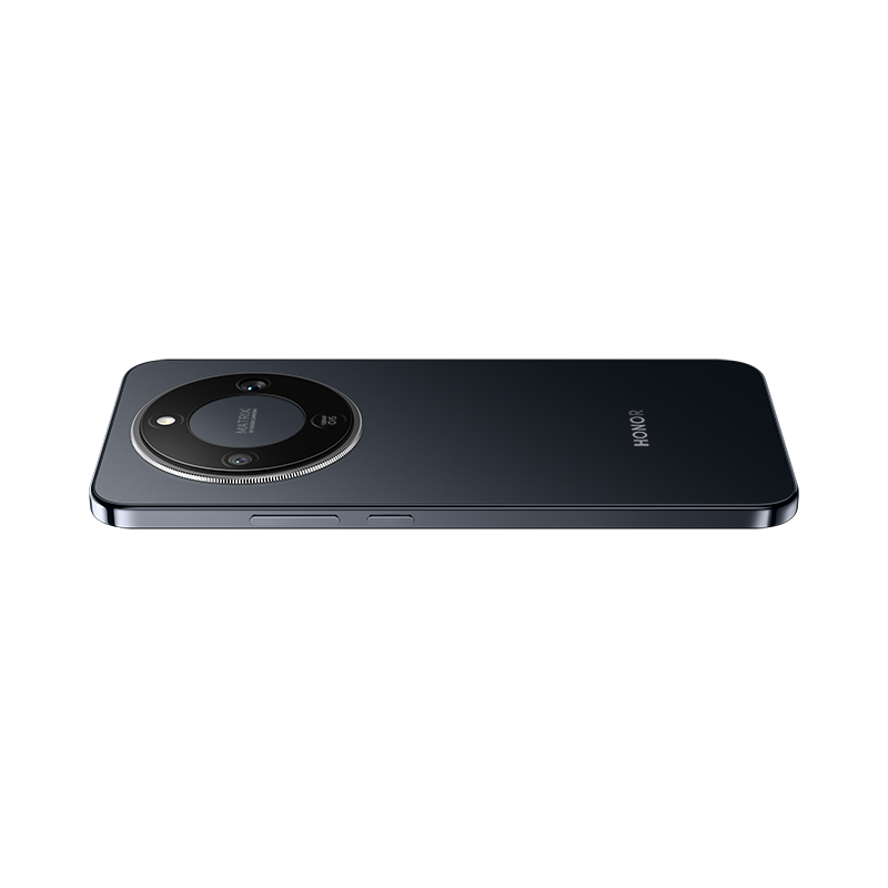 HONOR Magic8 Lite Midnight Black, horizontal rear view