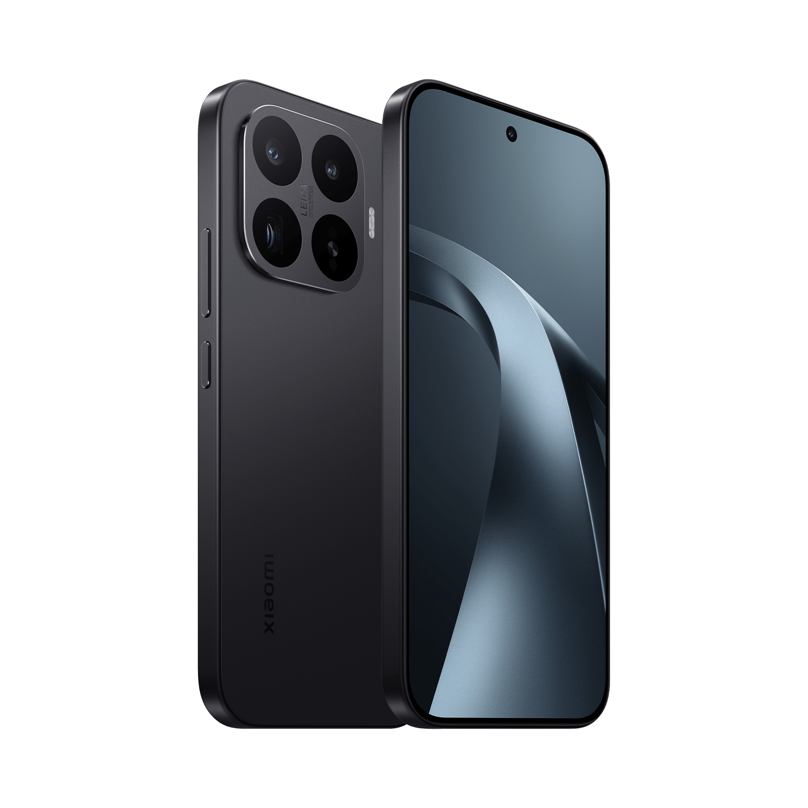 Xiaomi 17T Black — Angled front and rear view