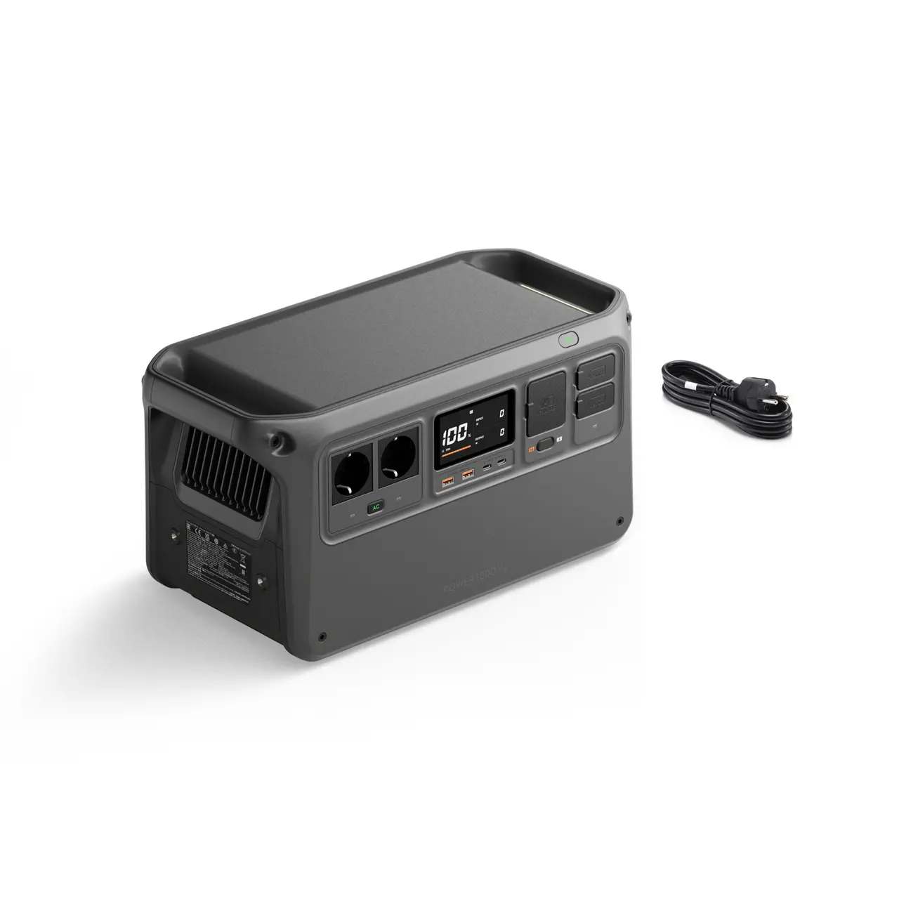 DJI Power 1000 V2 1024Wh Portable Power Station (EU) — Power station with included AC cable