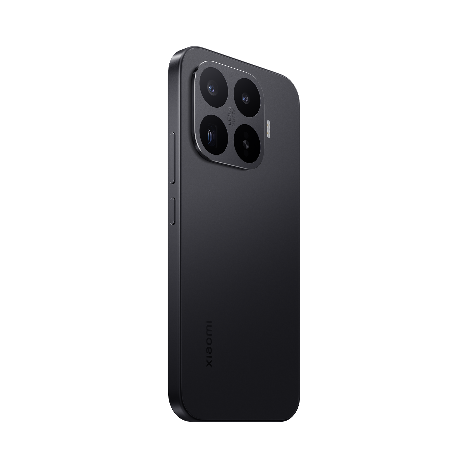 Xiaomi 17T Black — Rear three-quarter view from right