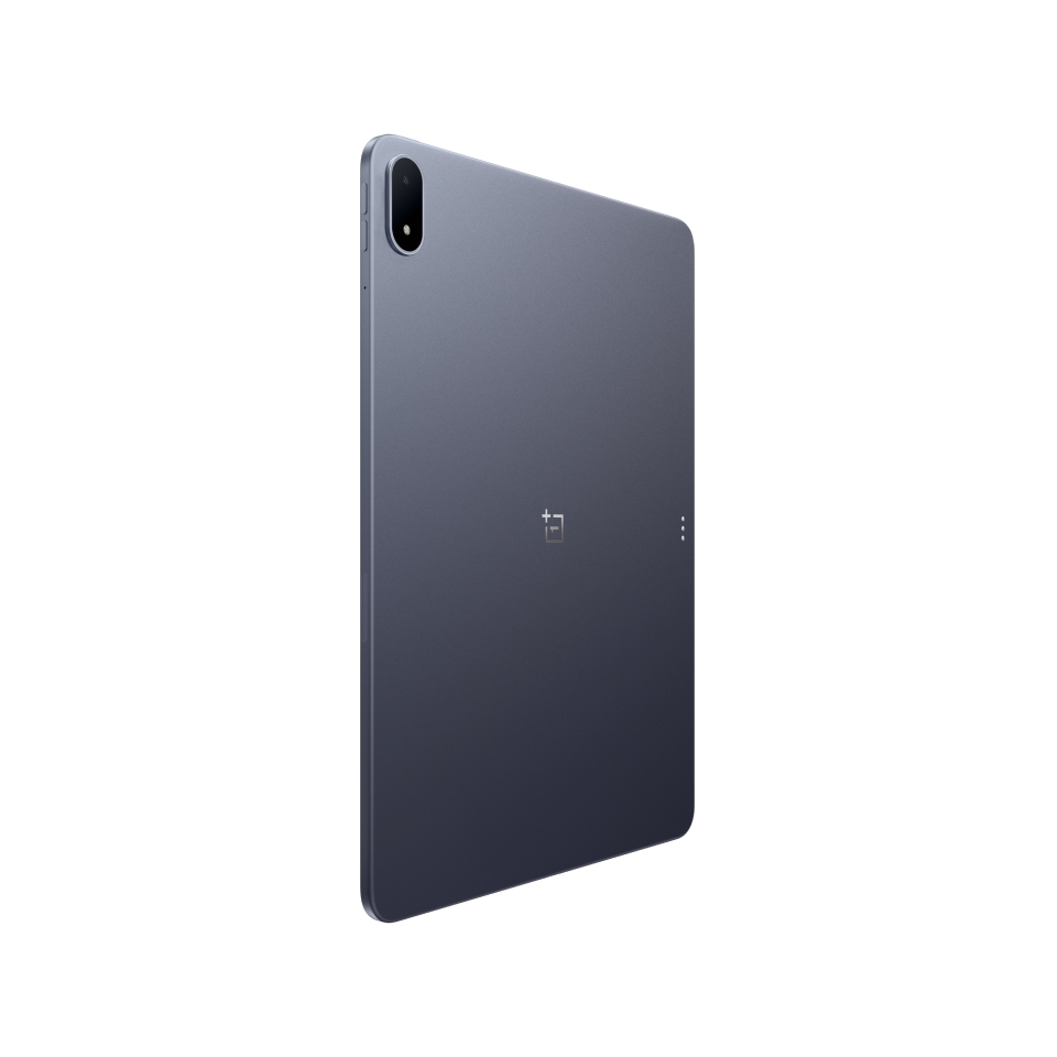 OnePlus Pad 3 12GB/256GB Wi-Fi Tablet (Storm Blue) — Portrait rear view