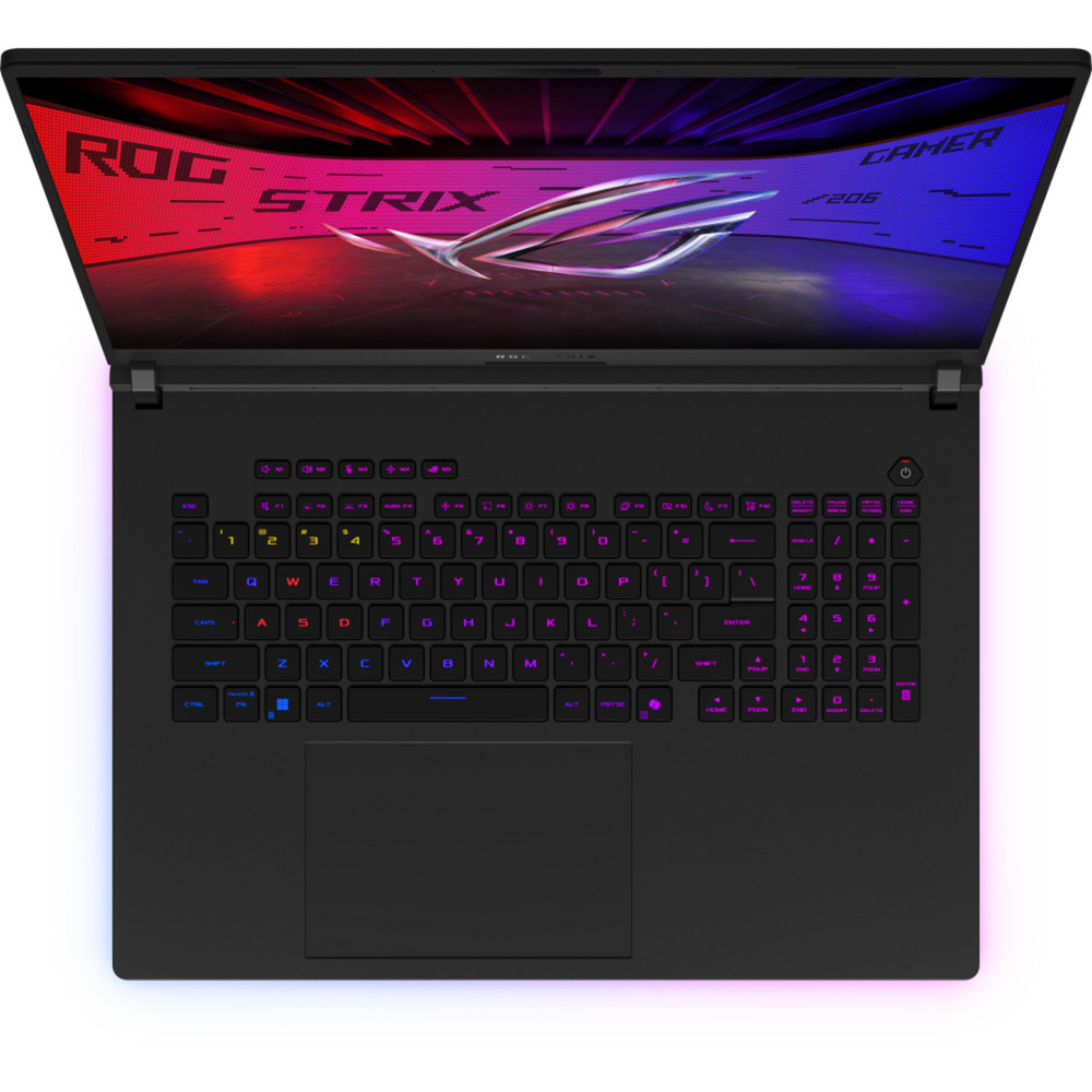 ASUS ROG Strix SCAR 18 G835LXG Off Black - top view