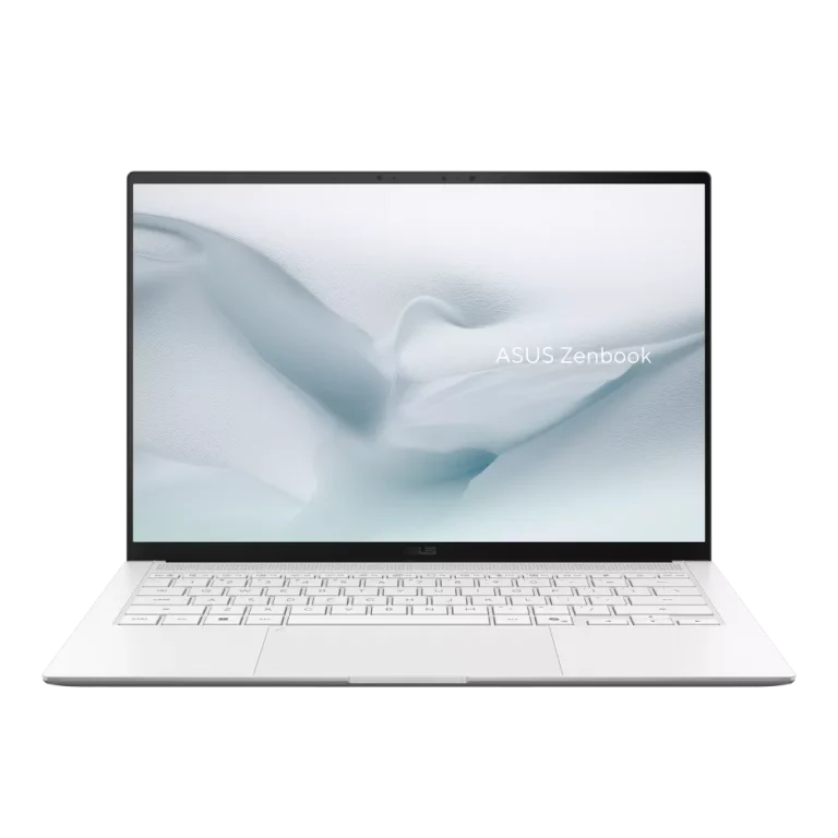 ASUS Zenbook S14 UX5406AA-SU532W Scandinavian White, straight front view